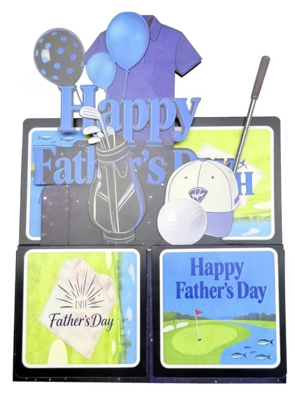Father's Day Golf Pop-Up Card